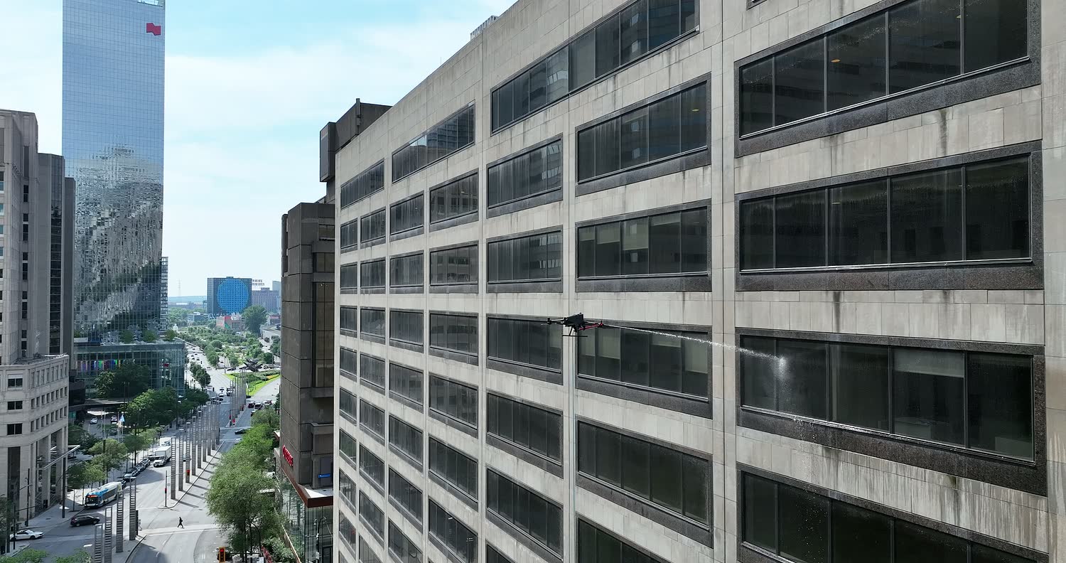 Le drone Service Rob Pression en intervention