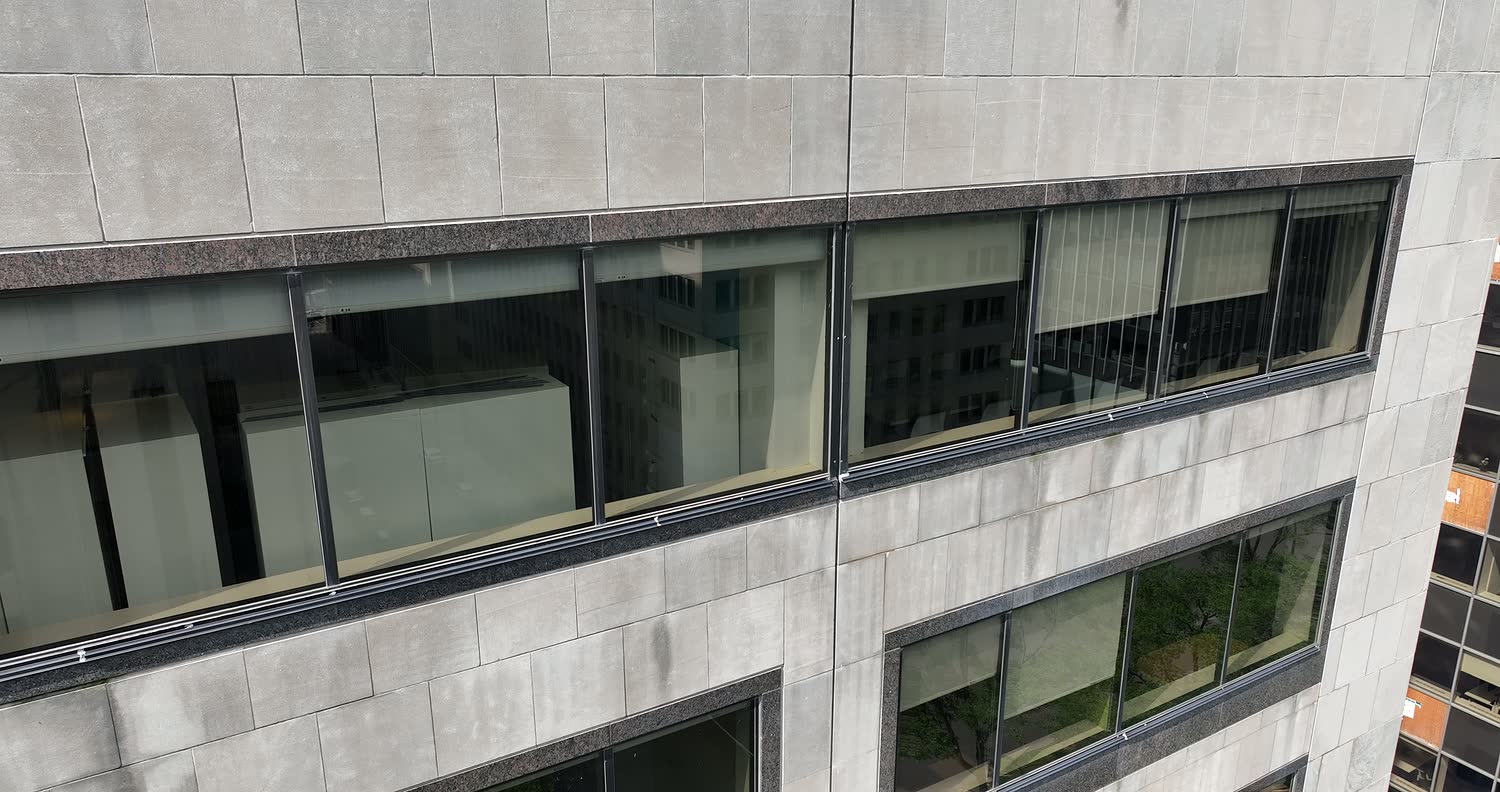 Stone and spandrels after the drone's pass